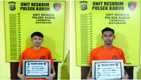 Polsek Kabun Ungkap Dua Pelaku Terduga Tindak Pidana Kekerasan Secara Bersama sama
